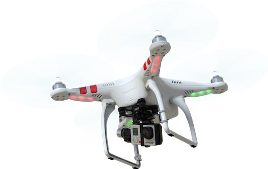 Produktbild DJI Phantom 2 mit Zenmuse H3-3D Gimbal (20 min, 1242 g)