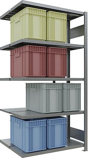 Actual product image eurokraft pro Boltless shelving, double row