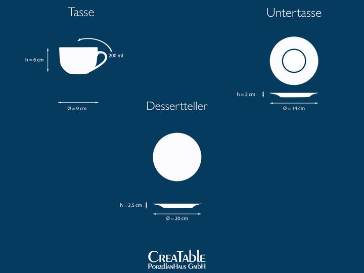 Produktbild CreaTable Hirsch (18 Stück)