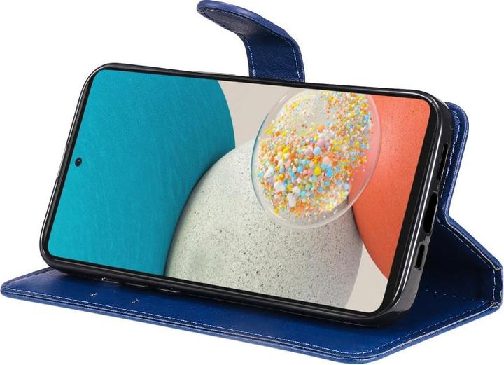 Produktbild Cover-Discount Galaxy A53 5G - Leder Etui Hülle dunkelblau (Samsung Galaxy A53 5G)