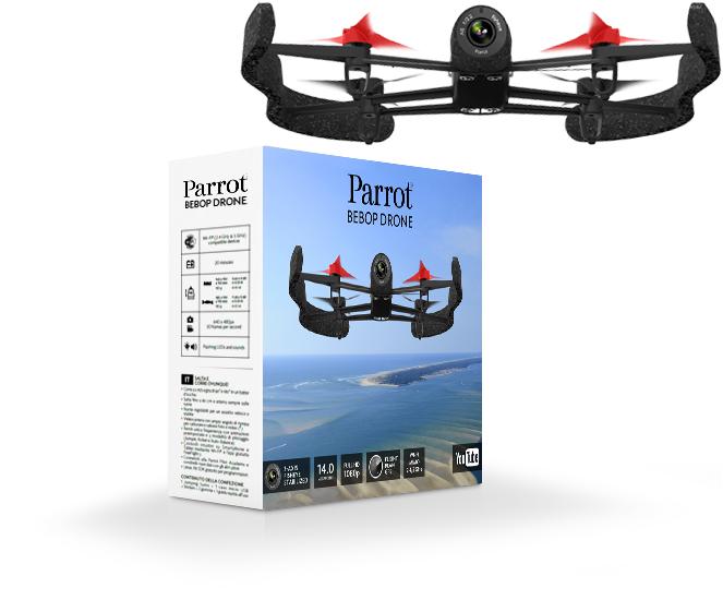Produktbild Parrot Bebop & Skycontroller (12 min, 420 g, 14 Mpx)