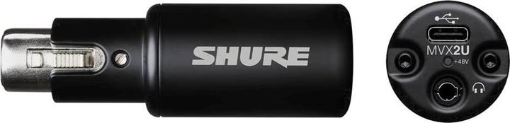 Immagine prodotto Shure MVX2U Gen 2 - USB-C-Mikrofon-Audio-Interface, mit DSP (USB)