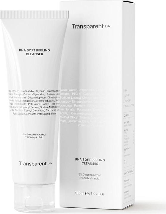 Actual product image Transparent Lab PHA Soft Peeling Cleanser (Cleansing scrub, 150 ml)