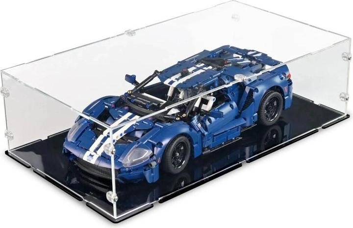 Actual product image iDisplayit Acrylic display for LEGO® 42154 Ford GT 2022 (with black base)
