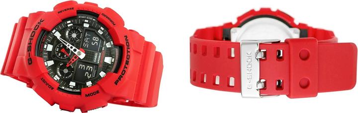 Actual product image Casio Ga-100b-4aer (Digital watch, Analogue wristwatch, Chronograph, 51 mm)
