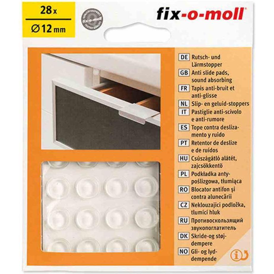 Fix-o-moll, Möbelgleiter + Schutzpuffer, Rutsch- und Lärmstopper (28 Stück)