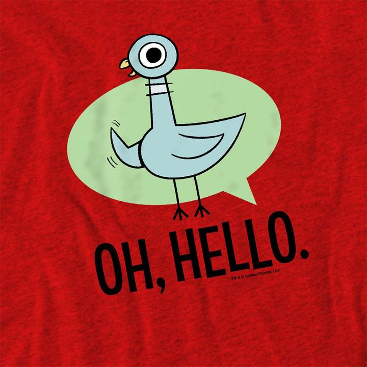 Produktbild The Pigeon Oh Hello TShirt meliert (L)