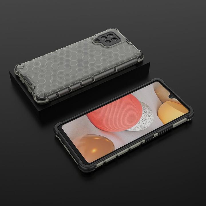 Produktbild Hurtel Honeycomb Case armor cover with TPU Bumper for Samsung Galaxy A42 5G black (Samsung Galaxy A42 5G)