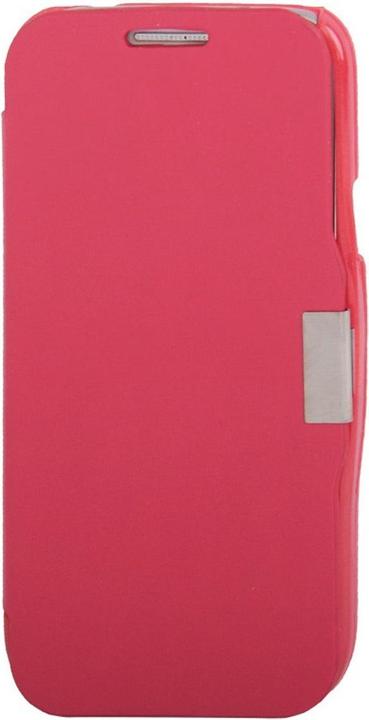 Actual product image König Design Mobile phone cover case for Samsung Galaxy S4 mini i9190 red brushed (Samsung Galaxy S4 mini)