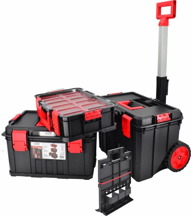 Image du produit AW Tools AWTOOLS SKRZYNKA NARZĘDZIOWA MODUŁOWA MODULAR BOX Rinkinys 4W1 530x355x825mm