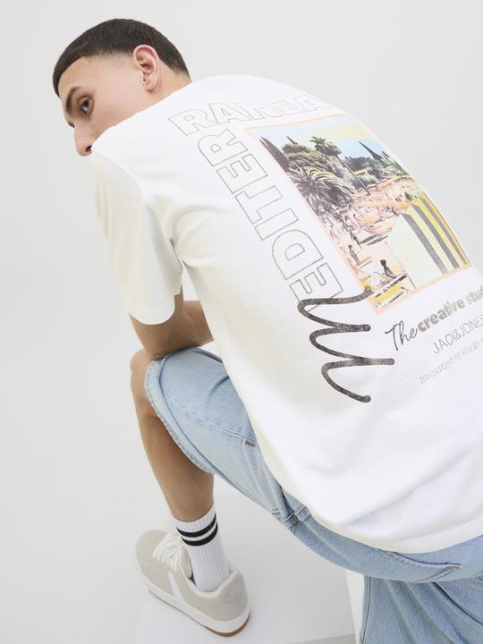 Image du produit Jack & Jones Rückenprint Rundhalsausschnitt T-shirt T-shirt (S)