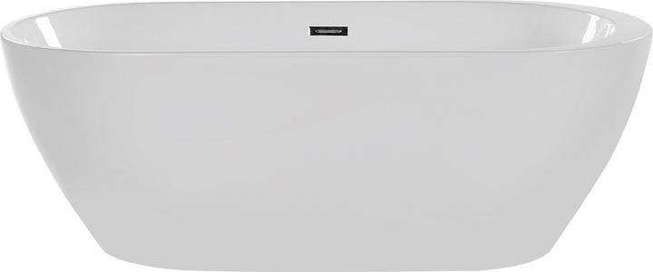 Actual product image Beliani Bath tub free-standing white oval 170 x 80 cm NEVIS (264 l, 170 cm, 80 cm)