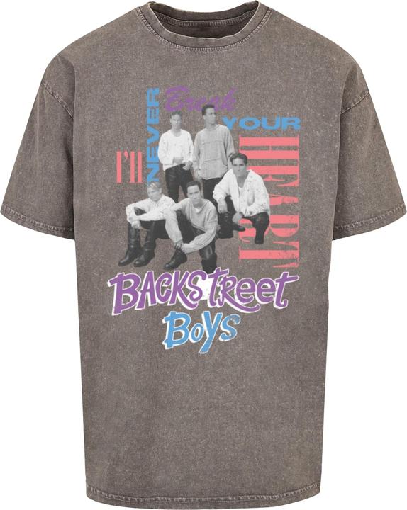 Actual product image Merchcode Backstreet Boys - INBYH Acid Washed Oversize Tee - 113777 (S)