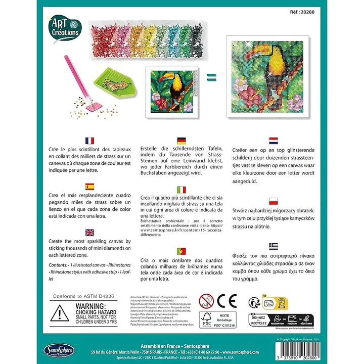 Produktbild Sentosphere Strasssteinbild Tukan