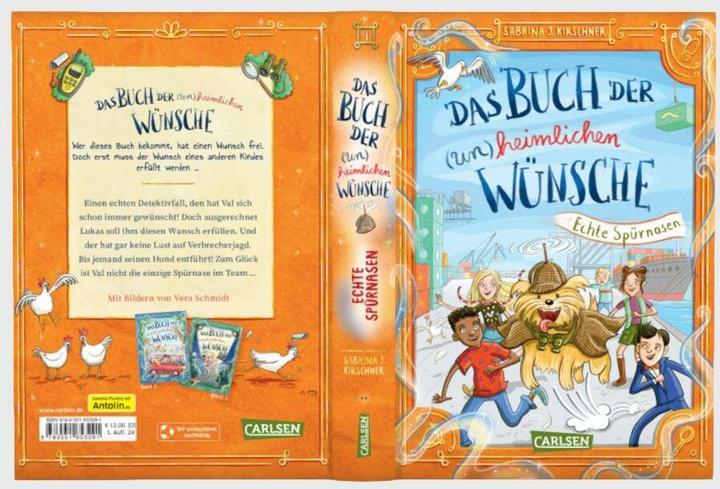 Image du produit Das Buch der (un)heimlichen Wünsche 4: Echte Spürnasen (Allemand, Sabrina J. Kirschner, Vera Schmidt, 2024)