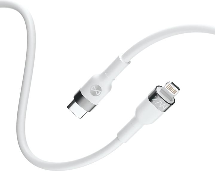 Actual product image Forever Flexible MFi cable USB-C - Lightning 1,0 m 27W white (1 m, USB 3.2 Gen 1, 27 W)