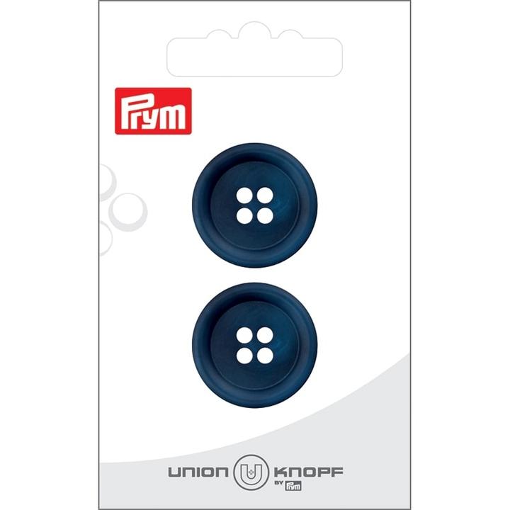 Actual product image Prym Buttons polyester 23 mm, 2 pieces, navy blue