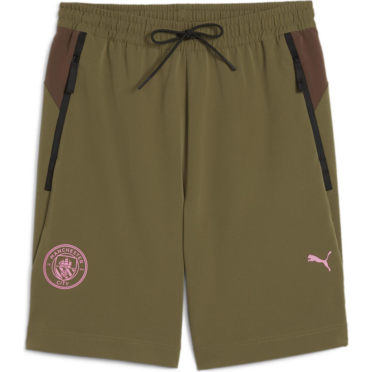 Puma, Herren, Sporthose, MCFC PUMATECH Shorts 6" WV (M), Grün, M