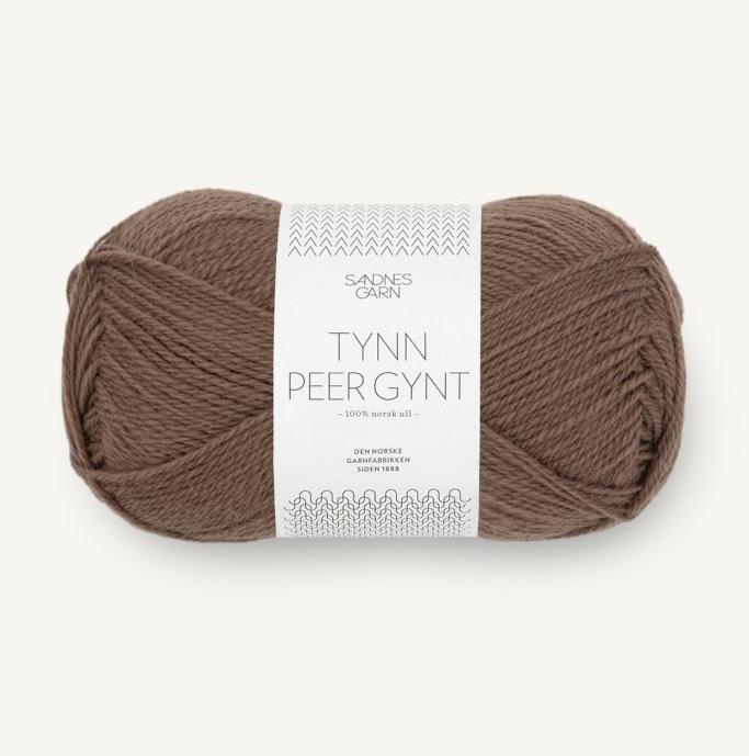 Produktbild Sandnes Garn Tynn Peer Gynt col. 3161 eikenott ca. 205 m 50 g (205 m)