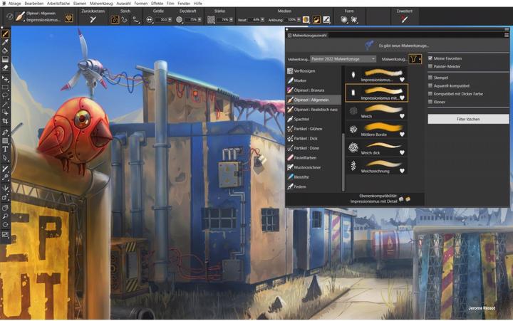 Image du produit Corel Painter 2022 Vollversion, Box (1 Utilisateur, Illimité)