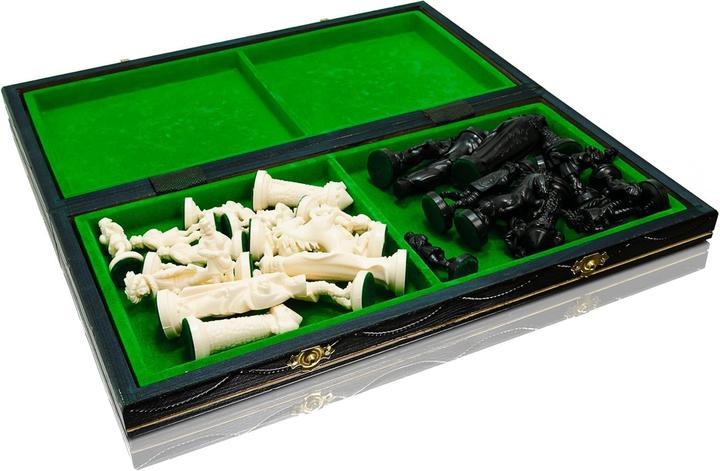 Produktbild Master of Chess Schachspiel Black & White Edition