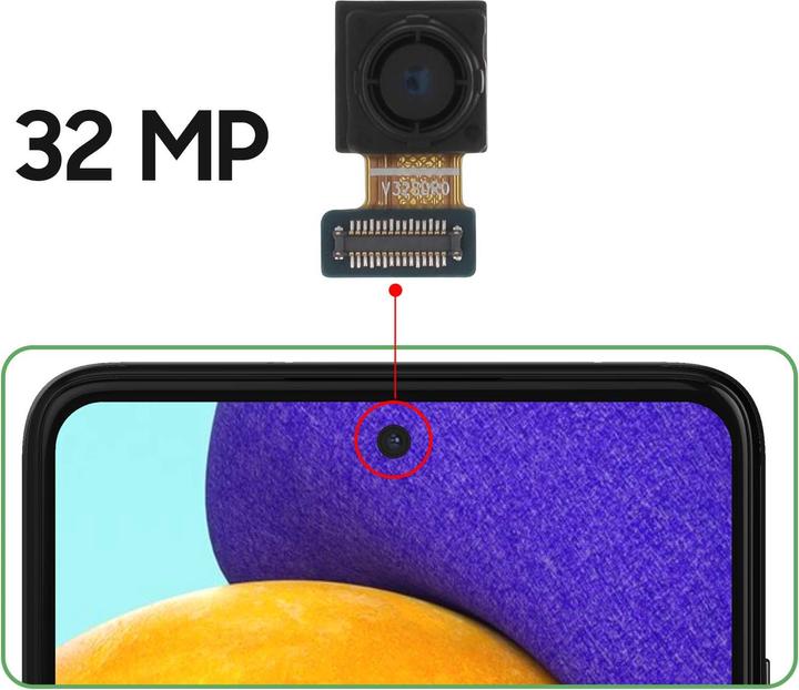 Actual product image Samsung GH96-14155A Front camera spare part (Samsung Galaxy A52, Samsung Galaxy A52s, Samsung Galaxy A72)