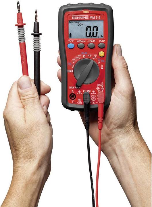 Produktbild Benning Hand-Multimeter digital MM 5-2 (CAT IV 300V, CAT III 600V)