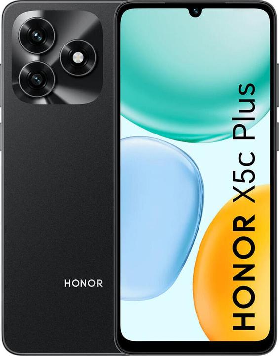Produktbild Honor X5C Plus 4+256GB 6.7" 4G Midnight Black DS ITA (256 GB, Midnight Black, Schwarz, 6.74", Dual SIM, 4G)