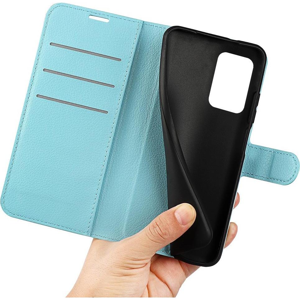 Thumbnail - Cover-Discount Galaxy A33 5G - Leder Etui Hülle hellblau (Samsung Galaxy A33 5G), Smartphone Hülle, Blau