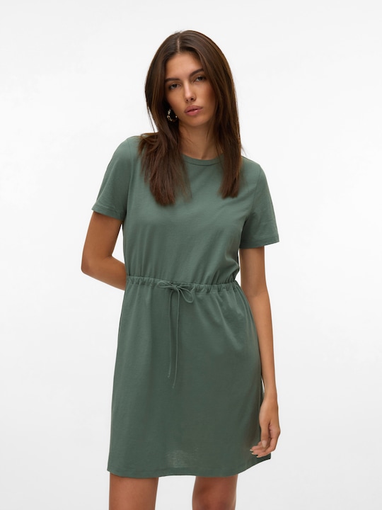 Actual product image Vero Moda Vmluna Ss Short String Dress Jrs Noos (M)