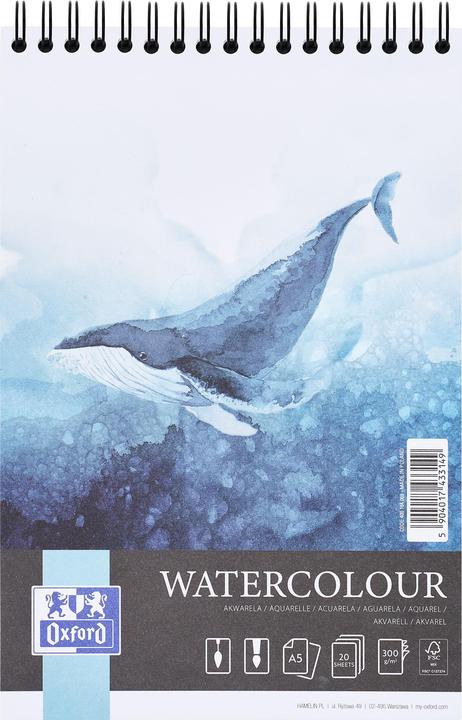 Produktbild Oxford Aquarellblock (A5, Blanko)