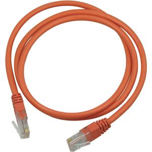 Deltaco UTP Cat5e - 1 m - RJ-45 - RJ-45 - Orange (U/UTP, CAT5e, 1 m), Netzwerkkabel