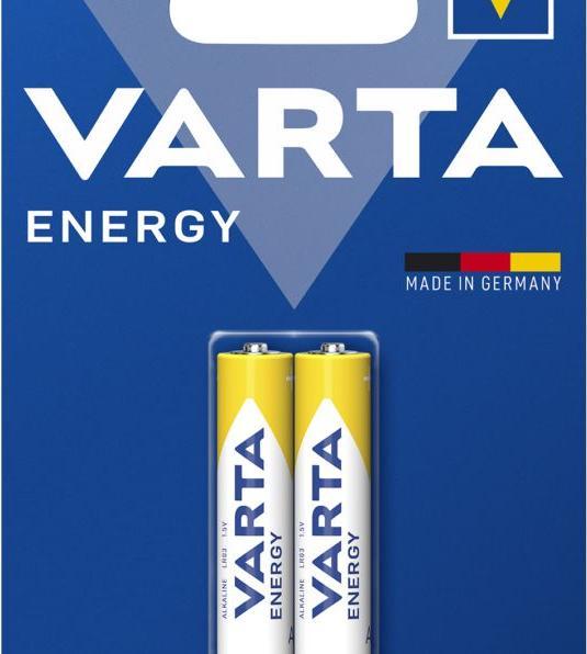 Immagine prodotto Varta Batteria alcalina R3 (AAA) Energia 2 pezzi (2 pz., AAA)