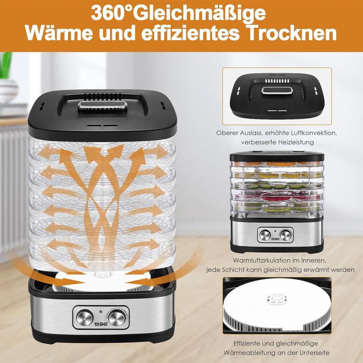 Image du produit Yashe GGJ-261A Dörrautomat mit 5 höhenverstellbaren Tabletts