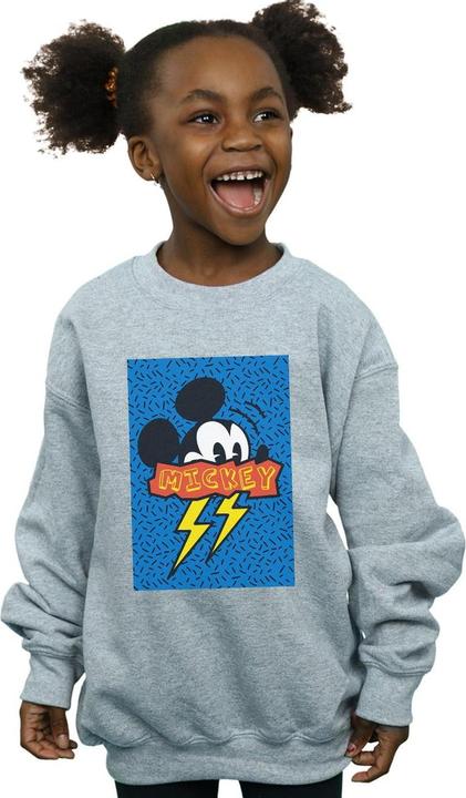 Actual product image Disney Girls Mickey Mouse 90s Flash Sweatshirt (152, 158)