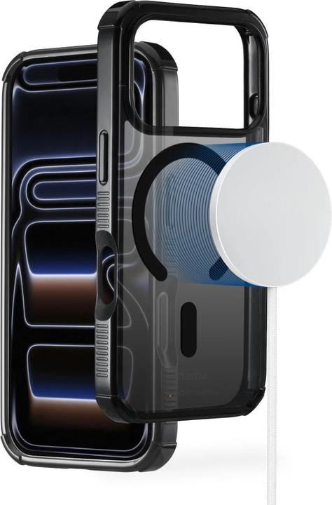 Actual product image Hama Handyhülle "Extreme Protect" für Apple iPhone 17 Pro, magnetisch, Schwarz (Apple iPhone 17 Pro)
