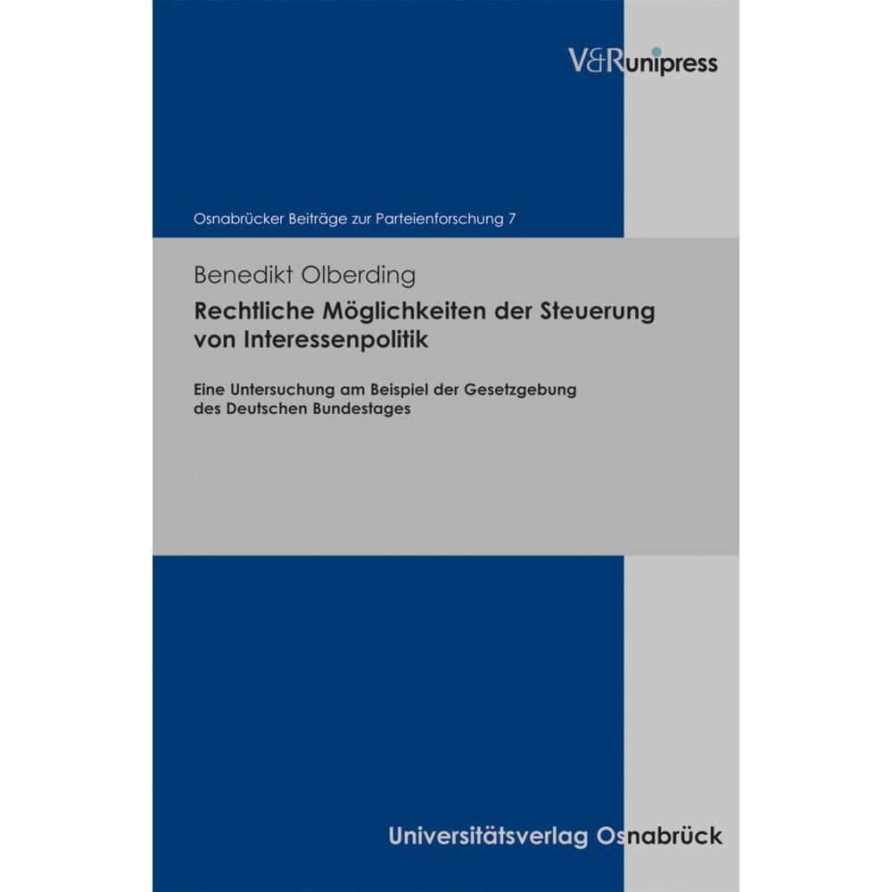 Olberding:Rechtliche Möglichkeiten der, Sachbücher von Benedikt Olberding
