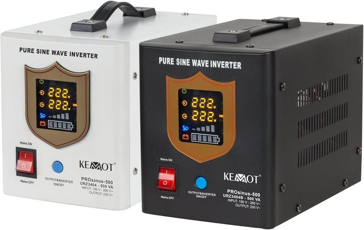 Actual product image Kemo Uninterruptible power supply KEMOT PROsinus-500 converter with pure sine wave and charging function (500 VA, 300 W)