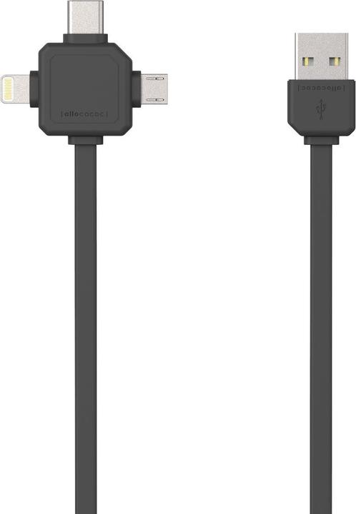 Allocacoc 3 in 1 (1.50 m, USB 2.0)