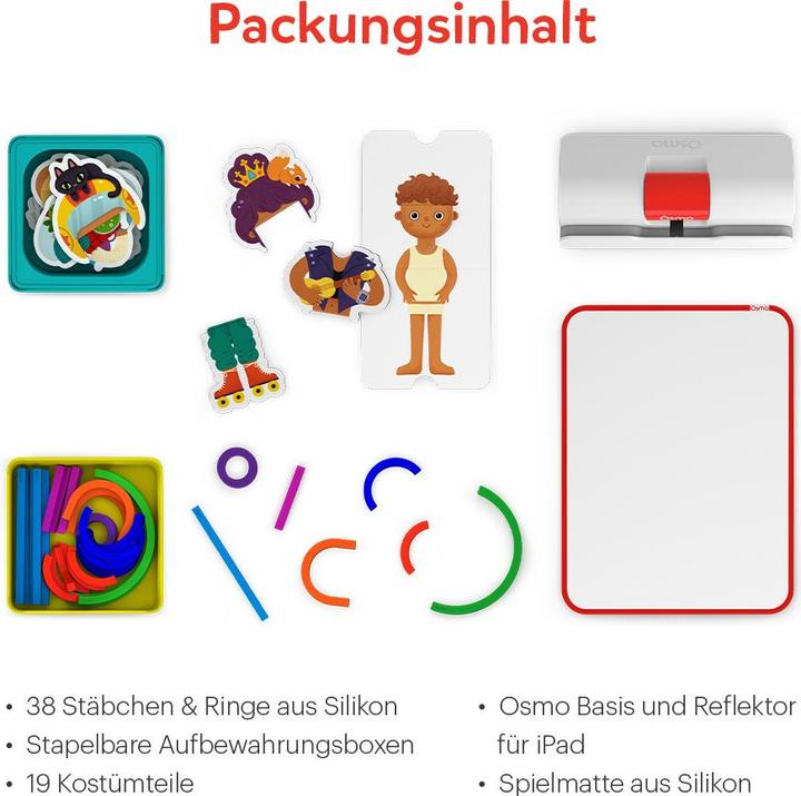 Image du produit Play Osmo Kit de démarrage Little Genius (Allemand, Anglais, Français, Italien, 3 - 5 Années)