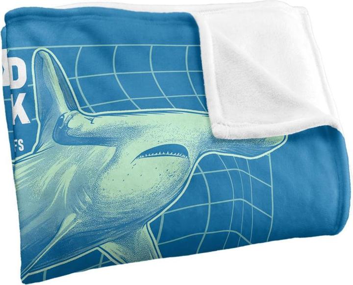 Produktbild Shark Week Decke Statistiken (152 x 127 cm)