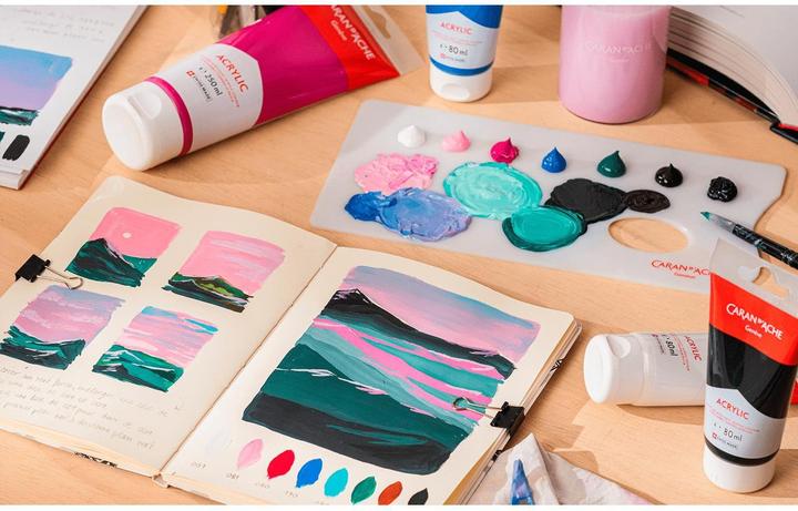 Produktbild Caran d'Ache Acrylic (Rosa, 250 ml)