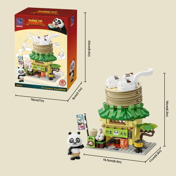 Produktbild Pantasy Kung Fu Panda™ Mini Street View- Po's Dumpling Shop