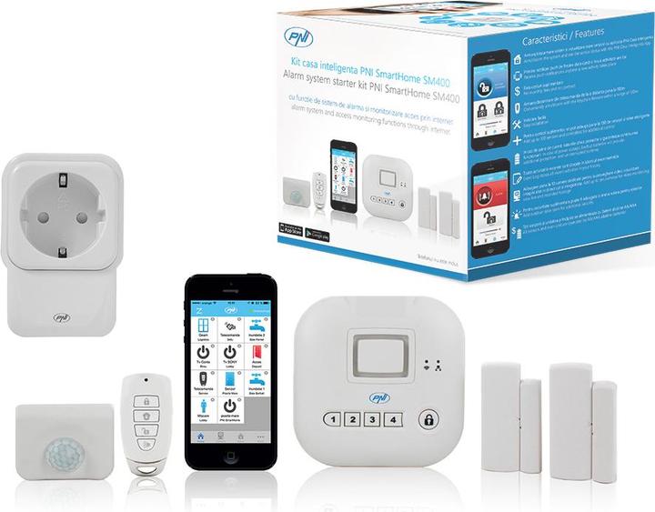 Actual product image PNI SmartHome SM400 smart home package + SmartHome SM440 smart socket