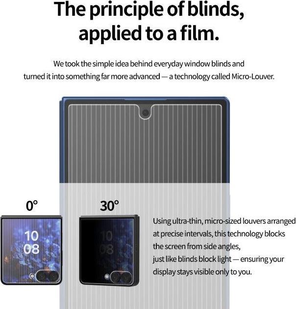 Image du produit Araree Core Privacy Series (2 pcs, Samsung Galaxy Z Flip7)