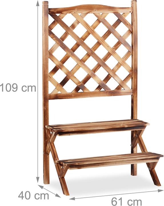 Produktbild Relaxdays Blumentreppe