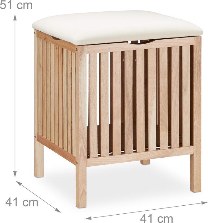 Actual product image Relaxdays Rectangular Hamper (40 l)