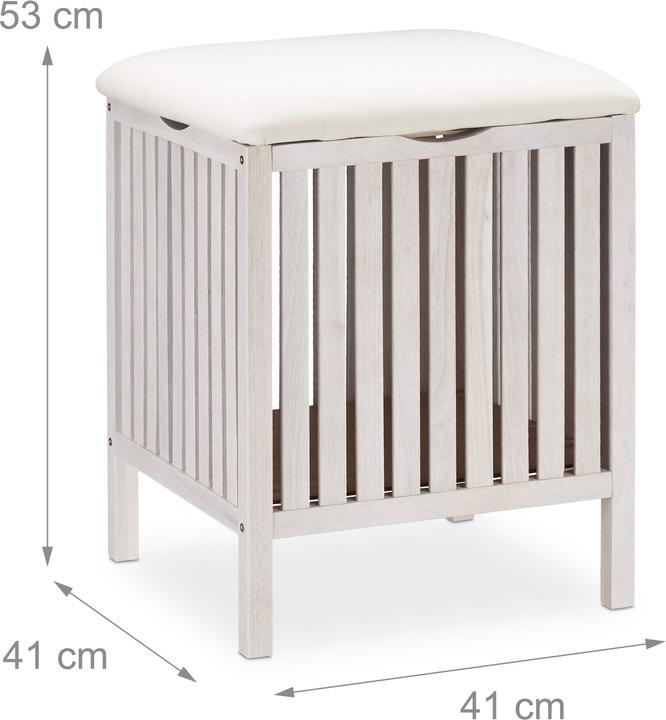 Actual product image Relaxdays Rectangular Hamper (40 l)