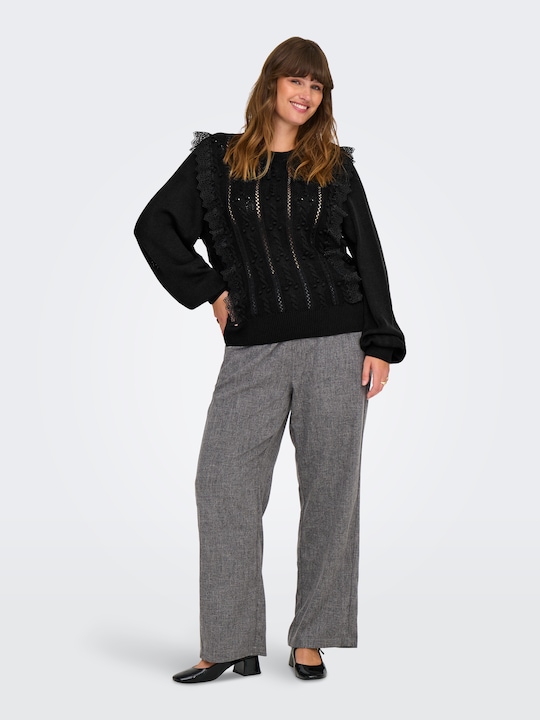 Image du produit Only col rond Curve Pull en maille (L)