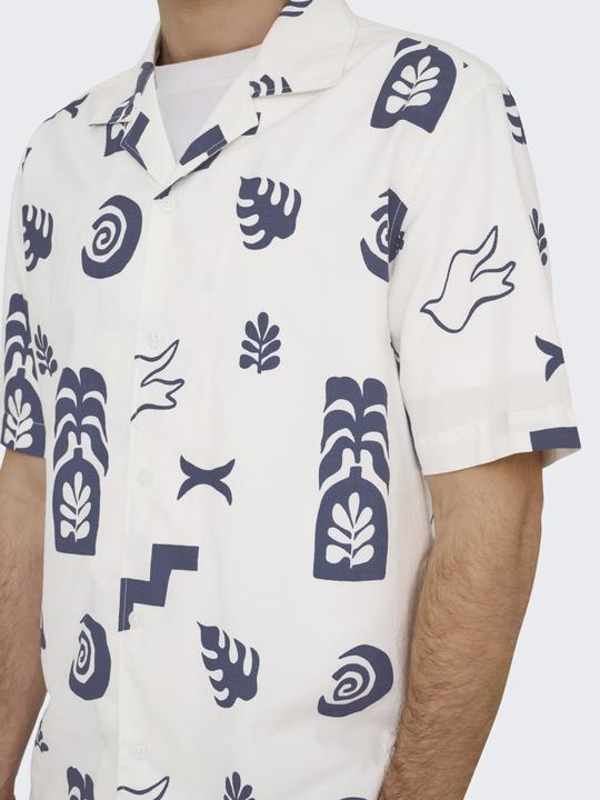 Immagine prodotto Only & Sons ONSWHITE Hawaii-Hemd Hawaii-Hemd (L)